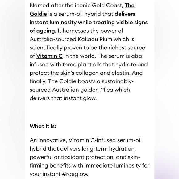 Dr Roebuck’s The Goldie Vitamin C Glow Drops 30 ml - Picture 5 of 5